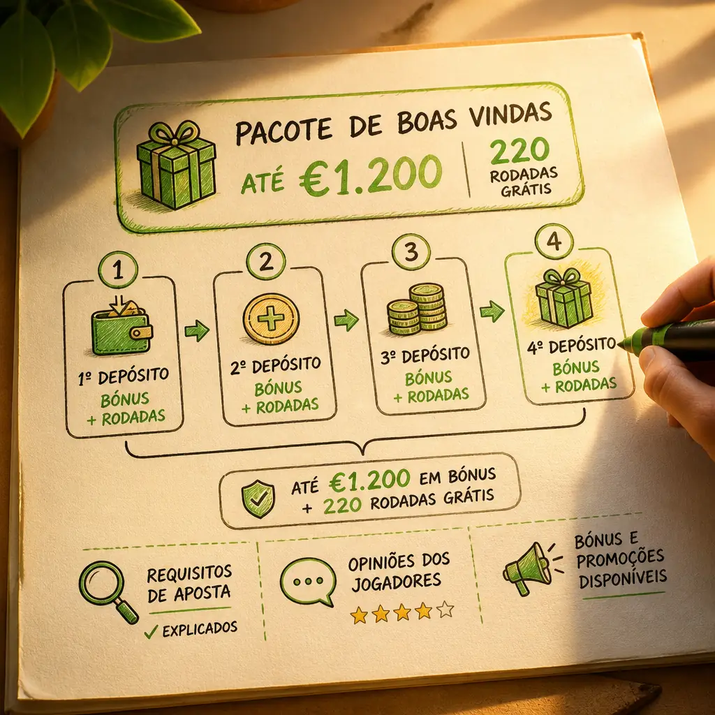 Bónus Verde Casino Portugal – Oferta de Boas-Vindas visual guide for Verde Casino